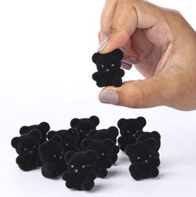 black teddy bears